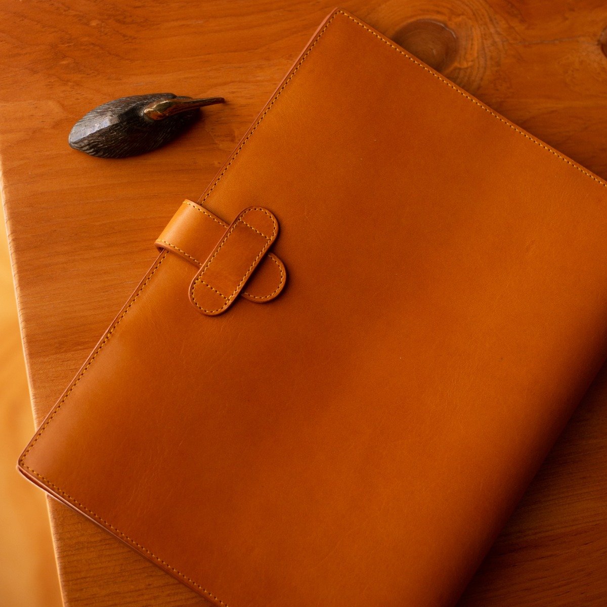 Leather Letter Pad Holder Handmade Letter Note Pad Holder Frank